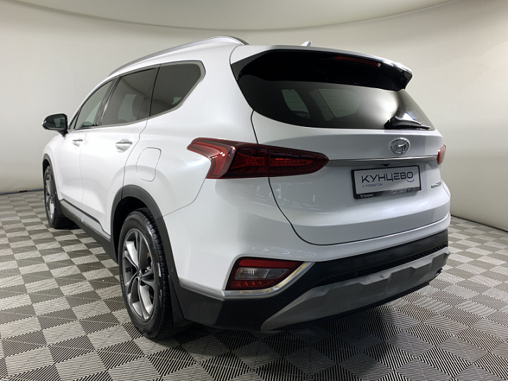 HYUNDAI Santa Fe 2.2, 2019 года, Автоматическая, БЕЛЫЙ