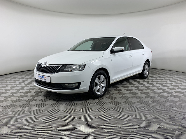 SKODA Rapid 1.4, 2018 года, Робот, БЕЛЫЙ