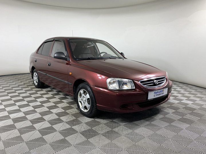 HYUNDAI Accent 1.5, 2007 года, Механика, КРАСНЫЙ