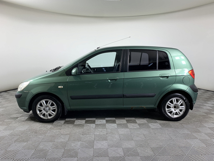 Hyundai Getz 1.6, 2006 года, Автоматическая, Зеленый