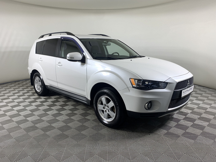 Mitsubishi Outlander 2, 2011 года, Вариатор, Белый