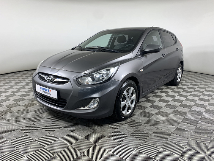 HYUNDAI Solaris 1.4, 2011 года, Автоматическая, Черно-Серый