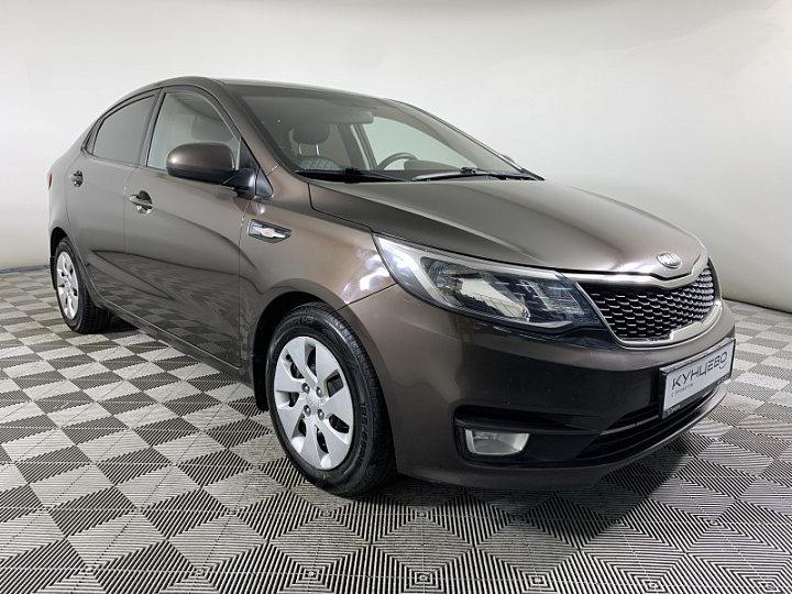 KIA Rio 1.6, 2016 года, Автоматическая, КОРИЧНЕВЫЙ