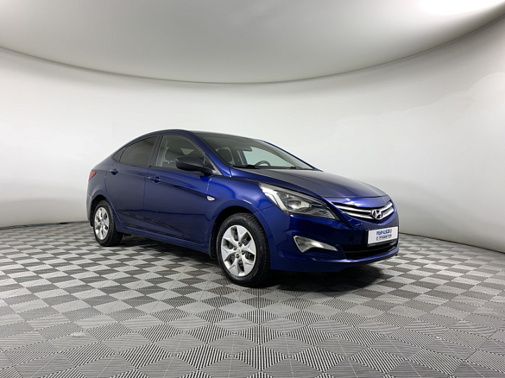 HYUNDAI Solaris 1.6, 2014 года, Механика, СИНИЙ