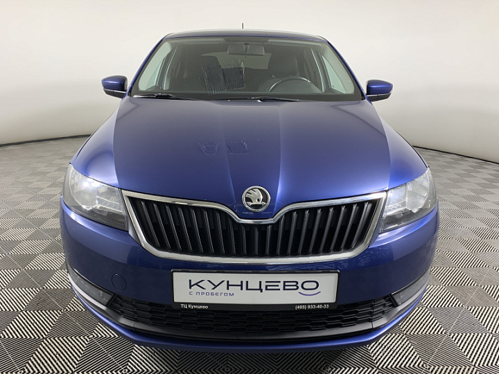 SKODA Rapid 1.6, 2019 года, Автоматическая, ЯРКО-СИНИЙ