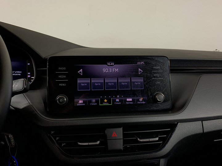 SKODA Rapid 1.6, 2022 года, Автоматическая, СИНИЙ