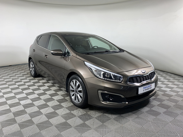 KIA Ceed 1.6, 2018 года, Робот, КОРИЧНЕВЫЙ