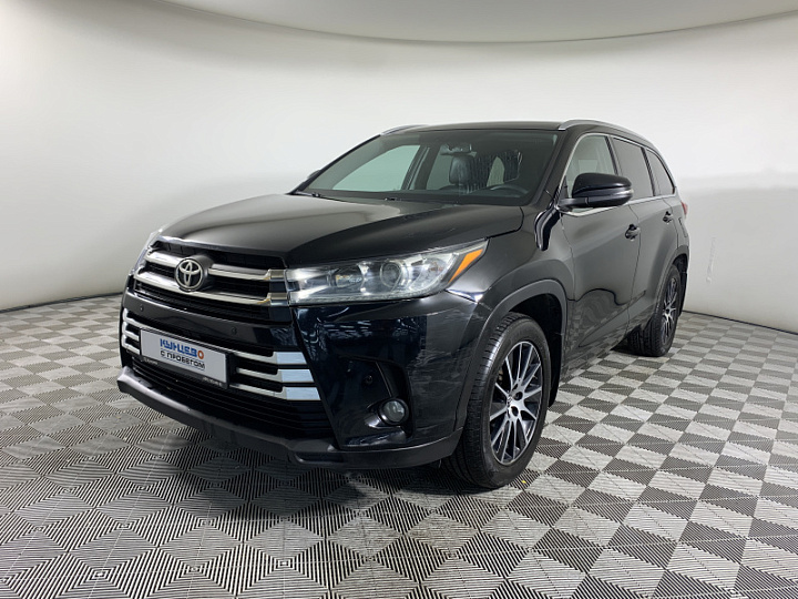 TOYOTA Highlander 3.5, 2019 года, Автоматическая, ЧЕРНЫЙ