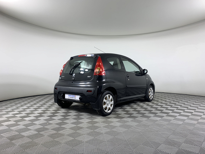 PEUGEOT 107 1, 2010 года, Робот, ЧЕРНЫЙ