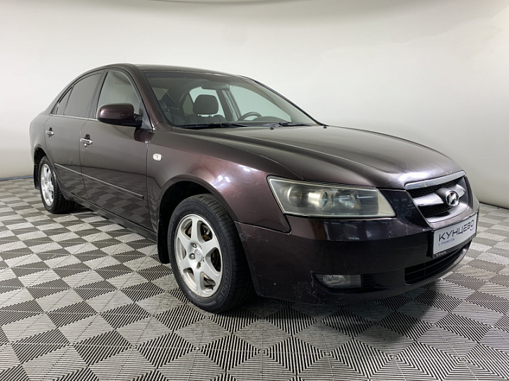 HYUNDAI Sonata 2.4, 2006 года, Автоматическая, Красный гранат