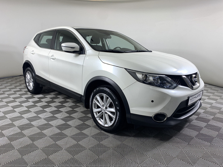 Nissan Qashqai 2, 2018 года, Вариатор, Белый
