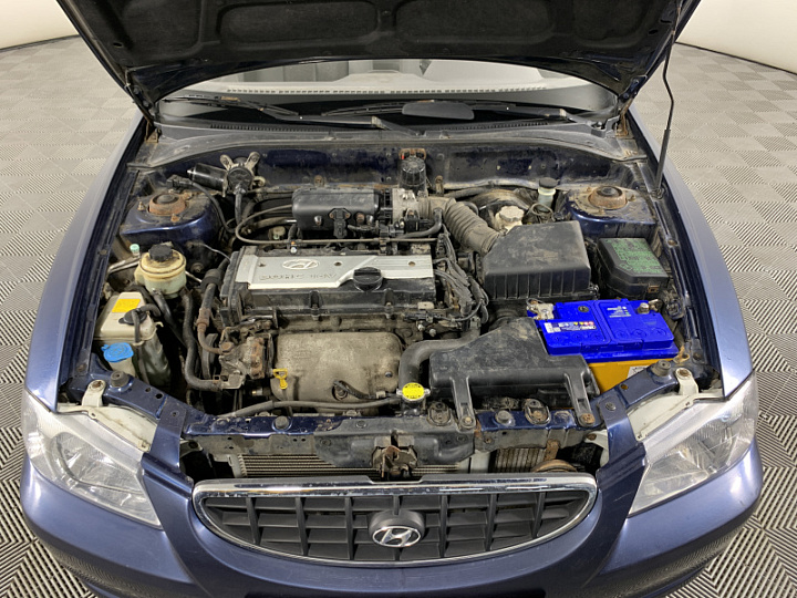 HYUNDAI Accent 1.5, 2006 года, Механика, СИНИЙ