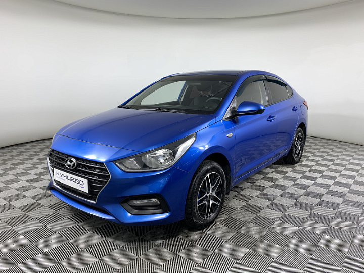 HYUNDAI Solaris 1.4, 2018 года, Механика, СИНИЙ