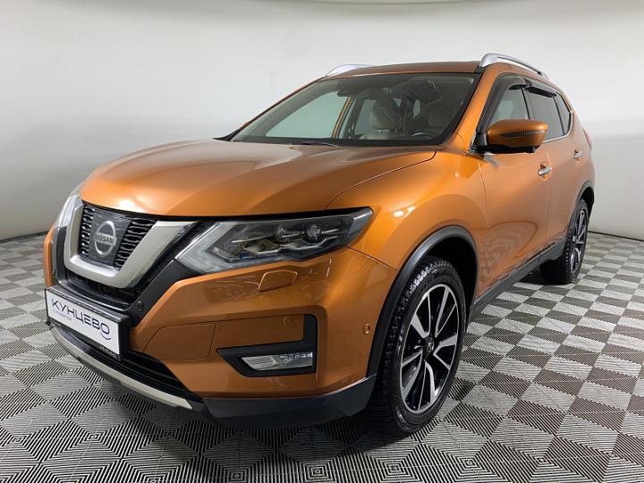 Nissan X-Trail 2.5, 2019 года, Вариатор, оранжевый