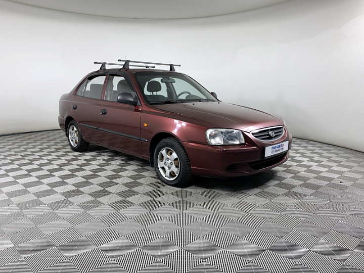 HYUNDAI Accent 1.5, 2008 года, Автоматическая, КРАСНЫЙ