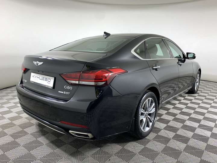 GENESIS G80 2, 2018 года, Автоматическая, ЧЕРНЫЙ