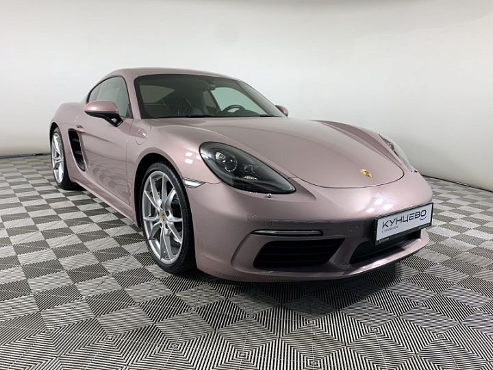 Porsche Cayman 2, 2022 года, Робот, Красный