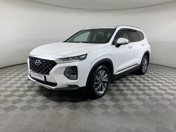 HYUNDAI Santa Fe 2.4, 2018 года, Автоматическая, БЕЛЫЙ