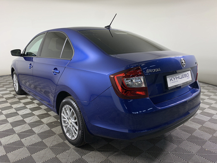 SKODA Rapid 1.6, 2019 года, Автоматическая, ЯРКО-СИНИЙ