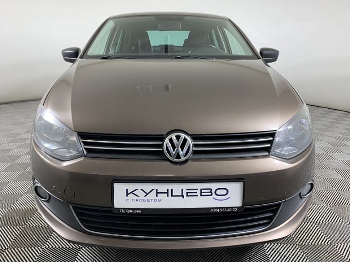 Volkswagen Polo 1.6, 2014 года, Механика, Коричневый