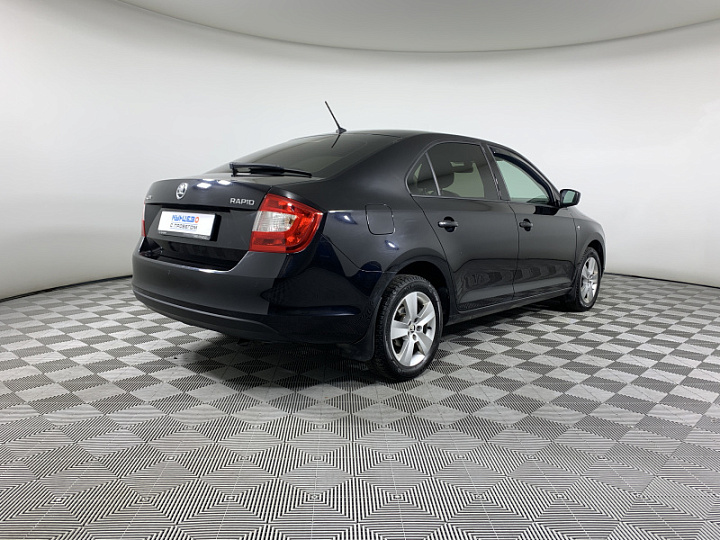 SKODA Rapid 1.6, 2016 года, Автоматическая, ЧЕРНЫЙ