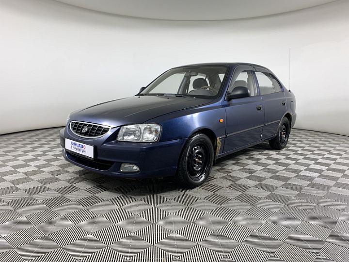 HYUNDAI Accent 1.5, 2006 года, Механика, СИНИЙ
