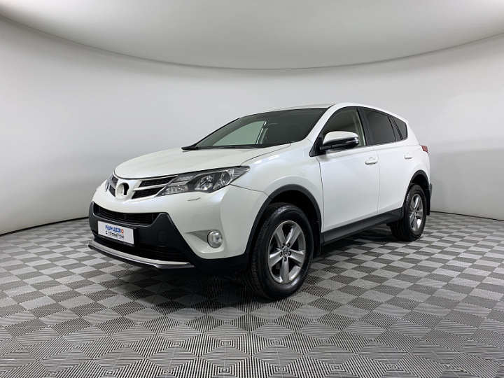 TOYOTA RAV4 2, 2015 года, Вариатор, БЕЛЫЙ