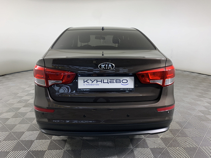 KIA Rio 1.6, 2016 года, Автоматическая, КОРИЧНЕВЫЙ