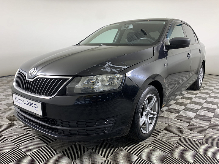 Skoda Rapid 1.6, 2017 года, Механика, Черный