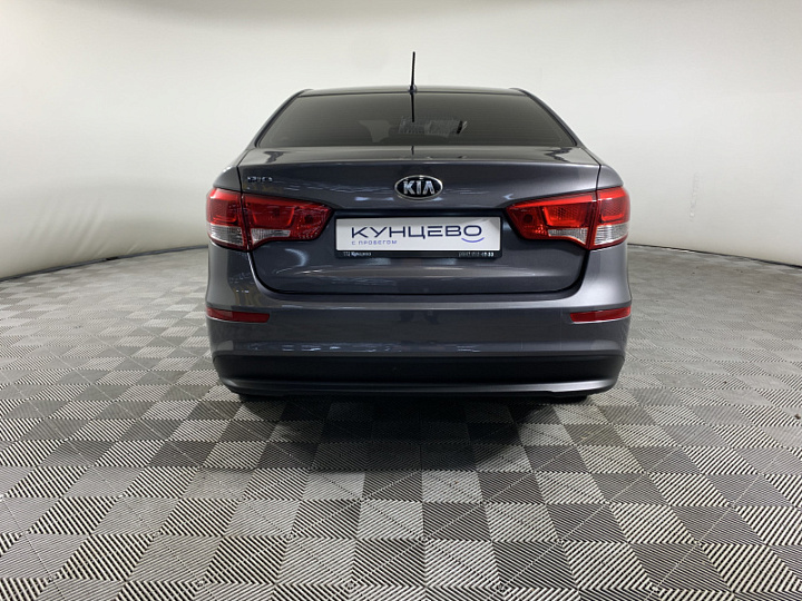 KIA Rio 1.6, 2016 года, Автоматическая, ТЕМНО-СЕРЫЙ