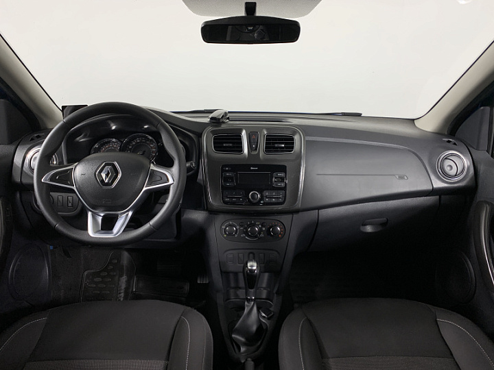 RENAULT Logan 1.6, 2019 года, Вариатор, Светло-синий