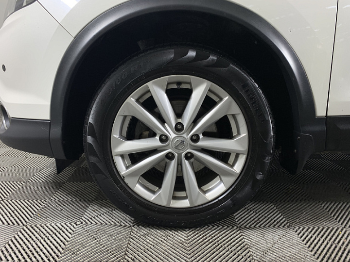 Nissan Qashqai 2, 2018 года, Вариатор, Белый