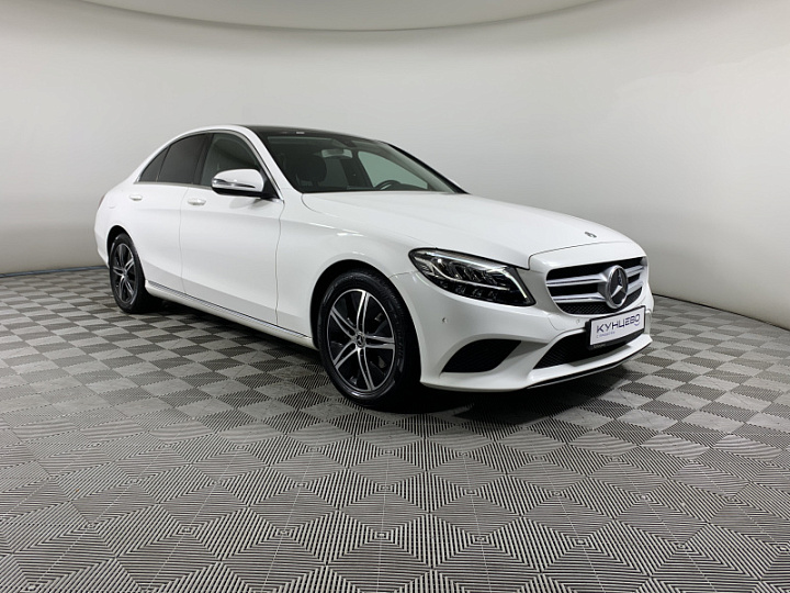 MERCEDES-BENZ C-Класс 180 1.5, 2019 года, Автоматическая, БЕЛЫЙ