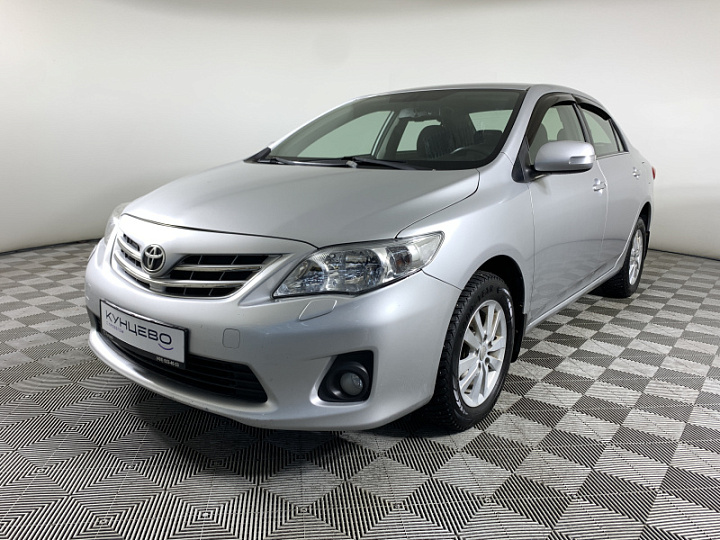 TOYOTA Corolla 1.6, 2012 года, Автоматическая, Серебристый