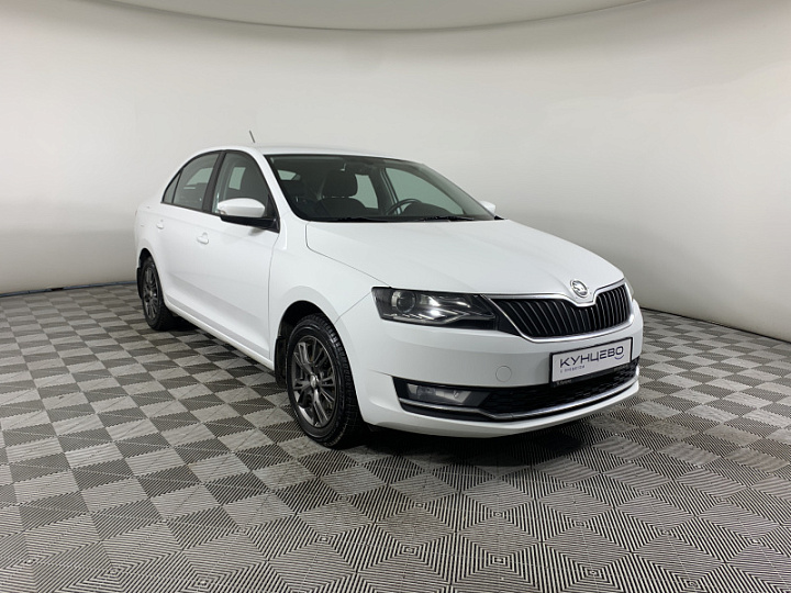 SKODA Rapid 1.4, 2018 года, Робот, БЕЛЫЙ