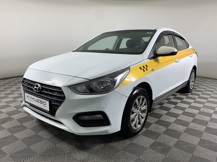 HYUNDAI Solaris 1.4, 2018 года, Автоматическая, БЕЛЫЙ ЖЕЛТЫЙ СЕРЫЙ