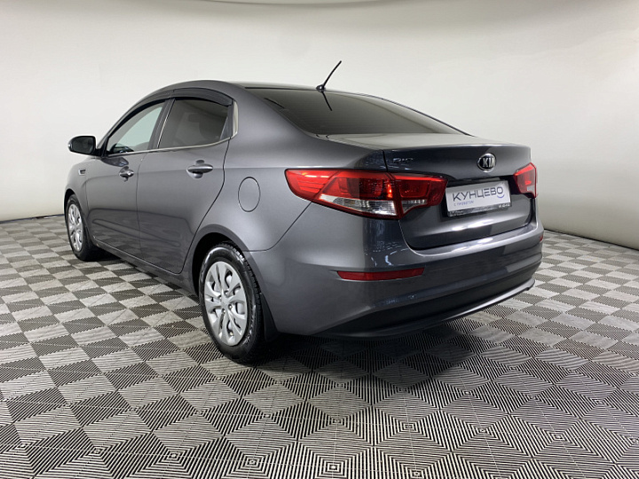 KIA Rio 1.6, 2016 года, Автоматическая, ТЕМНО-СЕРЫЙ