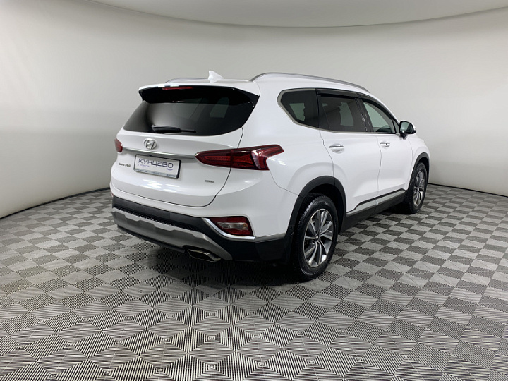 HYUNDAI Santa Fe 2.4, 2018 года, Автоматическая, БЕЛЫЙ