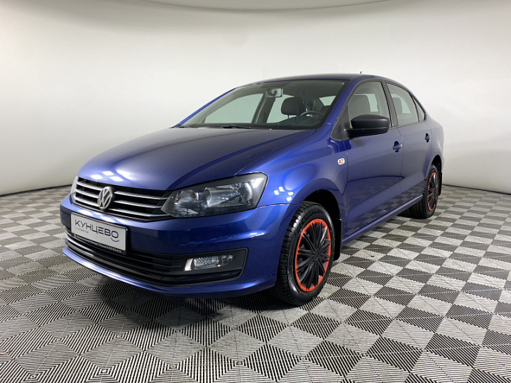 VOLKSWAGEN Polo 1.6, 2018 года, Механика, ЯРКО-СИНИЙ
