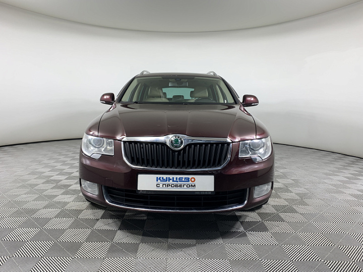 SKODA Superb 2, 2012 года, Робот, Вишневый