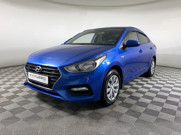 HYUNDAI Solaris 1.6, 2018 года, Механика, СИНИЙ