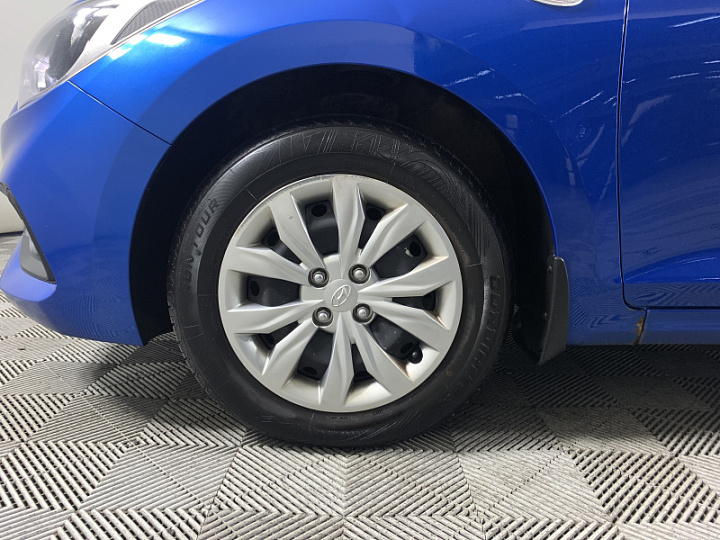 Hyundai Solaris 1.6, 2017 года, Автоматическая, Синий