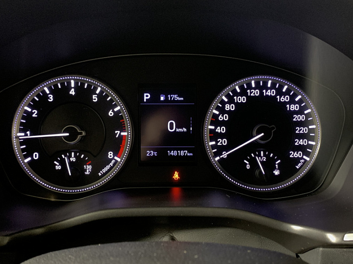 Hyundai Santa Fe 2.4, 2019 года, Автоматическая, Синий