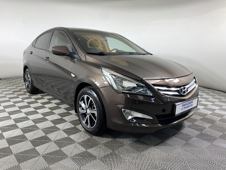 HYUNDAI Solaris 1.4, 2015 года, Автоматическая, КОРИЧНЕВЫЙ