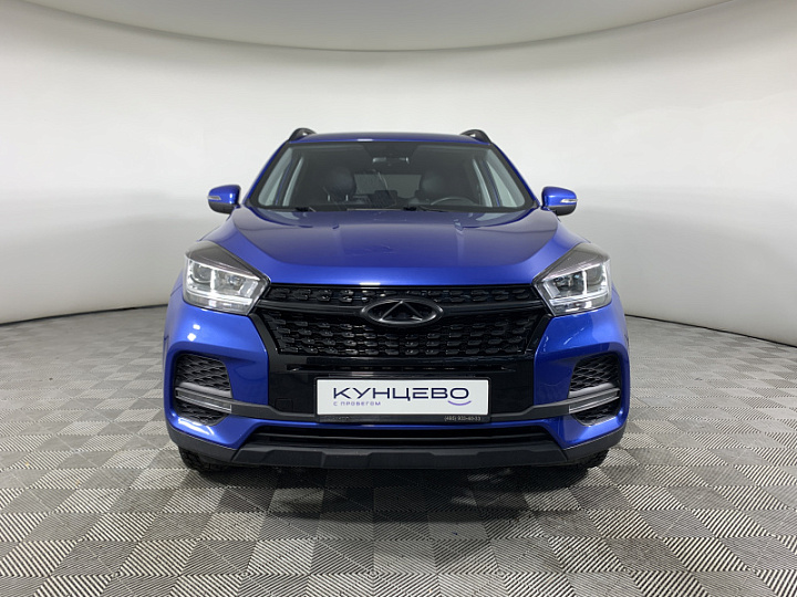 CHERY Tiggo 4 1.5, 2021 года, Робот, СИНИЙ