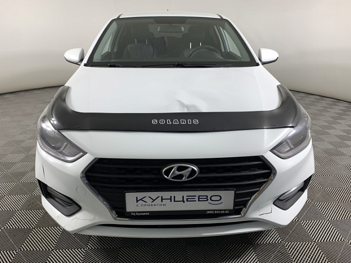 HYUNDAI Solaris 1.4, 2019 года, Механика, БЕЛЫЙ