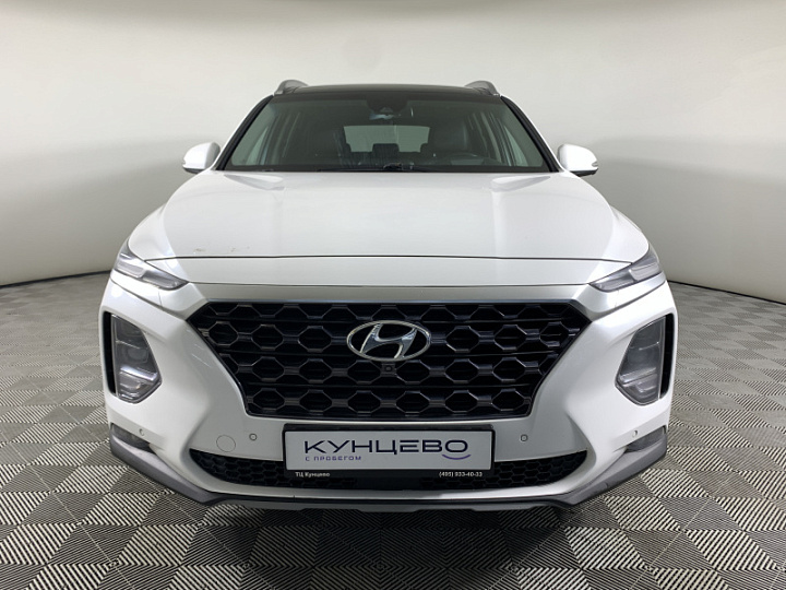 HYUNDAI Santa Fe 2.2, 2019 года, Автоматическая, БЕЛЫЙ