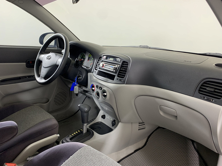 HYUNDAI Accent 1.4, 2008 года, Автоматическая, СИНИЙ