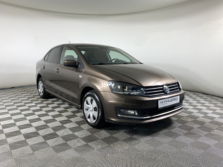 VOLKSWAGEN Polo 1.6, 2016 года, Автоматическая, КОРИЧНЕВЫЙ