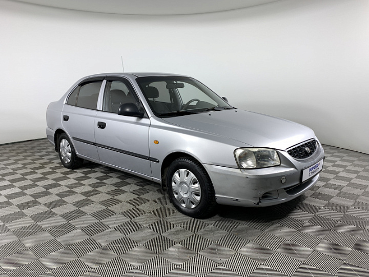 HYUNDAI Accent 1.5, 2006 года, Механика, Серебристый